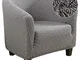 papasgix Copripoltrona Chesterfield Elasticizzato,Copridivano Stampati 1 Posto Antiscivolo...