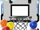 EPPO Canestro da Basket per Interni per Bambini 42,9 X 31,8 CM - Mini Cerchio da Basket pe...