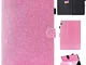 CaseFun Custodia per Huawei Mediapad T3 10 Bling Glitter Flip Custodia a Libro in Pelle Mu...