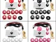GOZAR Gioco DIY Set Arcade Kit Ricambi USB Encoder per Pc Joystick E Pulsanti-Bianco