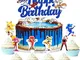Cupcake Topper 13 Pezzi Feste a Tema Forniture,Decorazione Per Feste Di Compleanno,Decoraz...