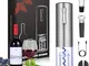 Anpro Apribottiglie Elettrico Set - Cavatappi Vino Elettrico Ricaricabile USB Professional...