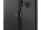 Vakoo PU-Pelle Cover per Samsung Galaxy A20e Portafoglio Custodia - Nero