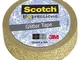 Scotch Expressions Nastro Decorativo 3M, Oro Glitter