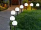 Luce solare da giardino a LED, luci a globo solari Lampada da esterno a globo per illumina...