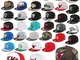 Unbekannt New Era cap 59Fifty Cappello su Misura New York Yankees Chicago Bulls Hornets Su...