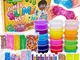 DIY Slime Kit Set per Fai da Te Creativo, Kit Per Slime Per Colla con Glitter Fabrica per...