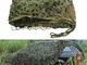 Camouflage Net Camo Netting Oxford Fabric Hunting Shooting Hide Army for Camping Hide 2M 3...