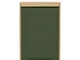 Cassettiera Jalousi Bas - / H 101 cm - Legno & tenda plastica di  - Verde/Legno naturale -...