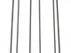 Supporto - / H 60 cm - Per vaso e lampada a olio Wire di  - Nero - Metallo