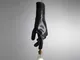 Sospensione Luzy - / LED - 1 lampadina di  - Nero - Materiale plastico