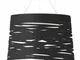 Sospensione Tress - Ø 48 x h 41 cm di  - Nero - Materiale plastico