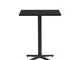 Tavolo quadrato Allez 4L INDOOR - / 60 x 60 cm - Rovere di  - Nero - Legno
