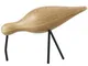 Decorazione Uccello Shorebird L / L 22 x H 14 cm -  - Legno naturale - Legno