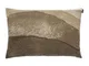 Foodera cuscino Joiku - / 60 x 40 cm - Cotone di  - Blu/Beige - Tessuto