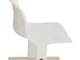 Sedia per bambino Little big - / Altezza regolabile di  - Bianco/Legno naturale - Material...