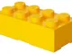 Scatola Lego® Brick - / 8 bottoncini - Impilabile di ROOM COPENHAGEN - Giallo - Materiale...