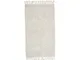 Tappeto Lenea - / 150 x 90 cm - Cotone di  - Bianco/Beige - Tessuto