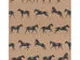 Carta da parati Horse - / 1 rotolo - Larg 53 cm di  - Marrone - Carta