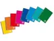 Quaderno One Color A4 Righe 1R - 60 Fogli - Confezione 5 Pezzi - Colori Assortiti