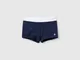 Benetton, Costume Boxer Con Coulisse In Econyl®, Blu Scuro, Bambini