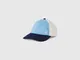 Benetton, Cappello Baseball Multicolor, Blu Scuro, Bambini