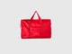 Benetton, Red Travel Bag, Rosso, Donna