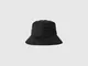 Benetton, Cappello Trapuntato Stile Pescatore, Nero, Donna