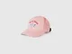 Benetton, Cappellino Baseball Con Stampa, Rosa, Bambini