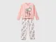 Benetton, Pigiama Garfield ©2024 By Paws, Inc., Rosa, Bambini