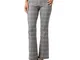 Pantaloni bootcut fantasia check