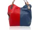 Shopping bag in pelle Yin con tracolla removibile