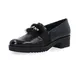 Slip on in pelle con dettaglio gioiello