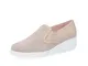 Slip on in pelle laserata con elastici