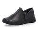 Slip on in pelle con zip laterali