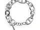 Bracciale in argento 925 con chiusura a T-bar