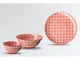 Set piatti Imagine rosso 12 pezzi ; rosso