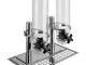 Dispenser per muesli Hamshire doppio GN 1/1 VEGA; 8l, 53x32.5x56.2 cm (LxLxH); argento
