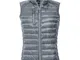 Gilet da donna trapuntato Grid ; Taglia M; grigio