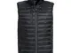 Gilet da uomo trapuntato Grid ; Taglia XL; nero