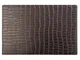 Tovaglietta americana Coccodrillo ; 30x45 cm (LxL); marrone; 6 pz. / confezione