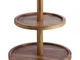 Alzata Kara in legno VEGA; 25.4x27.1 cm (ØxH); acacia marrone