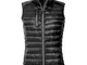 Gilet da donna trapuntato Grid ; Taglia XL; nero