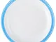 Piatto Bistro WACA; 23.5 cm (Ø); blu; rotonda; 5 pz. / confezione