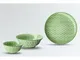 Set piatti Imagine verde 12 pezzi ; verde
