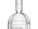 Decanter O2 ; 1750ml, 15.6x24 cm (ØxH); trasparente; rotonda