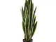 Pianta artificiale Sansevieria Kiran ; 86 cm (H); verde/nero