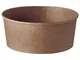 Ciotole per poke bowl usa e getta ; 750ml, 15x6 cm (ØxH); marrone; rotonda; 300 pz. / conf...