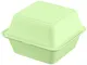 Lunch Box per Hamburger Yari ; 700ml, 15.7x15.7x8.4 cm (LxLxH); verde; quadrata; 25 pz. /...