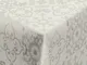 Tovaglia Malik rettangolare ; 130x180 cm (LxL); antracite/grigio/bianco; rettangolare